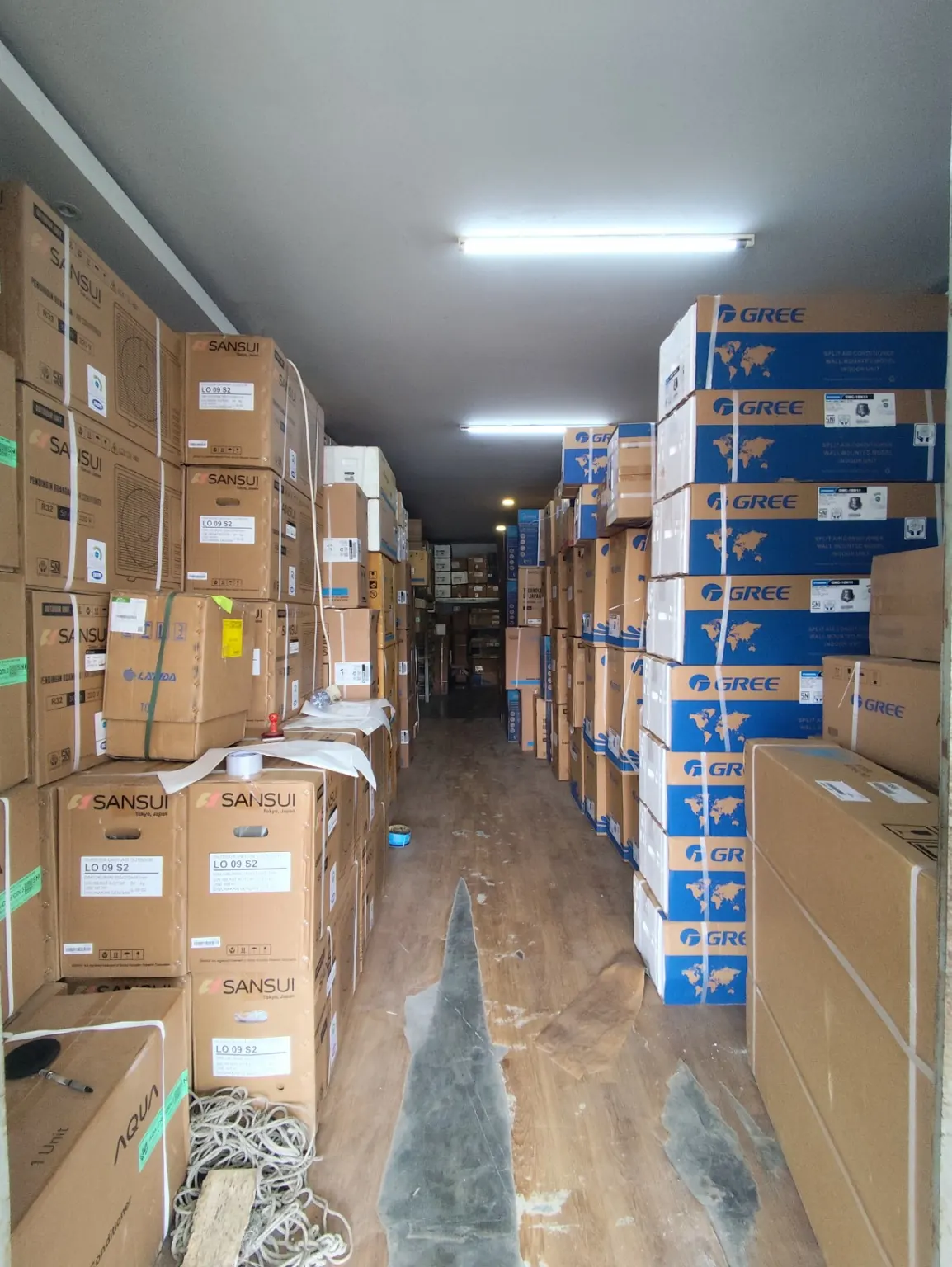 Stok AC Sansui dan Gree RADJA AC