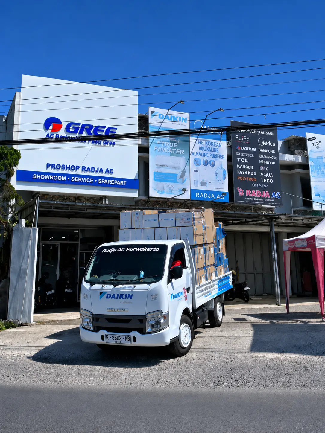 Pengiriman AC Midea Radja AC 7 Juni 2026