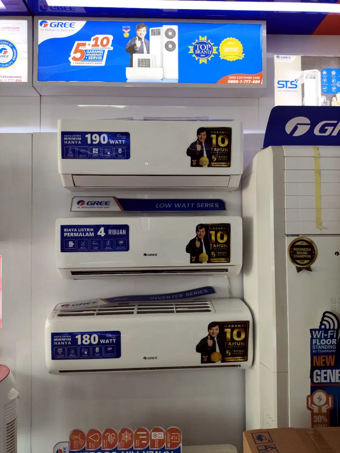 Display unit AC Gree low watt Radja AC