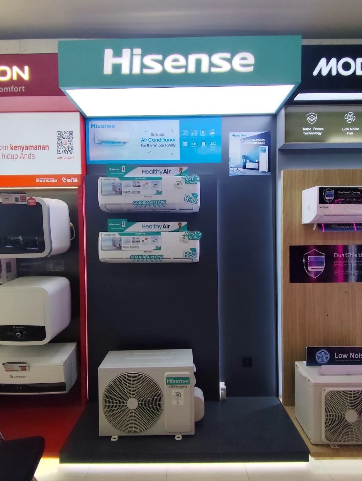Showcase AC Hisense di RADJA AC